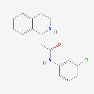 N-(3-chlorophenyl)-2-(1,2,3,4-tetrahydroisoquinolin-1-yl)acetamide