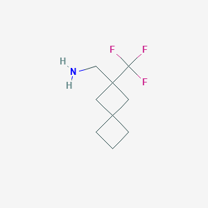 [2-(Trifluoromethyl)spiro[3.3]heptan-2-yl]methanamine