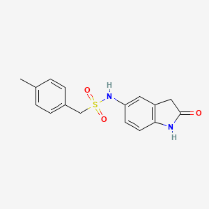 N-(2-oxoindolin-5-yl)-1-(p-tolyl)methanesulfonamide