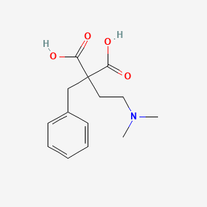 molecular formula C14H19NO4 B2588364 2-Benzyl-2-(2-(dimethylamino)ethyl)malonic acid CAS No. 92501-97-8