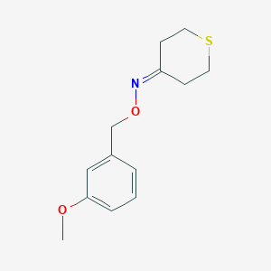 molecular formula C13H17NO2S B2588396 N-[(3-甲氧基苯基)甲氧基]噻-4-亚胺 CAS No. 294853-65-9
