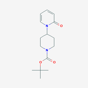 tert-butyl 4-(2-oxopyridin-1(2H)-yl)piperidine-1-carboxylate