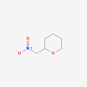 molecular formula C6H11NO3 B2588402 2-(nitromethyl)tetrahydro-2H-pyran CAS No. 37790-10-6
