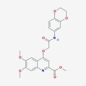 N-allyl-1-{4-[(2,2-dimethylpropanoyl)amino]benzoyl}piperidine-4-carboxamide