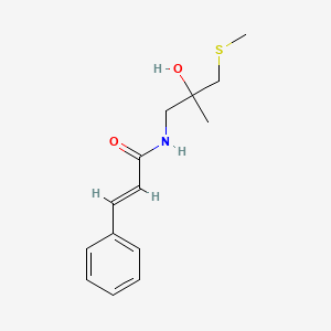 N-(2-hydroxy-2-methyl-3-(methylthio)propyl)cinnamamide