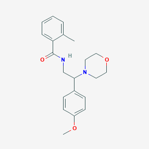 N-(2-(4-methoxyphenyl)-2-morpholinoethyl)-2-methylbenzamide