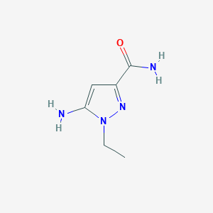 5-Amino-1-ethylpyrazole-3-carboxamide