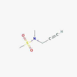 molecular formula C5H9NO2S B2588487 N-Methyl-N-prop-2-yn-1-ylmethanesulfonamide CAS No. 111903-21-0