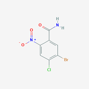 5-Bromo-4-chloro-2-nitrobenzamide