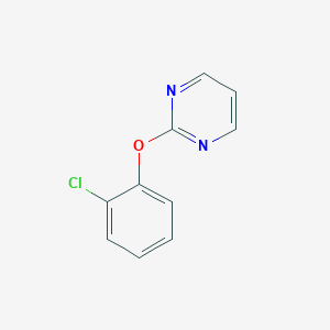 molecular formula C10H7ClN2O B258852 2-Chlorophenyl 2-pyrimidinyl ether 