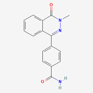 molecular formula C16H13N3O2 B2588523 4-(3-Methyl-4-oxo-3,4-dihydrophthalazin-1-yl)benzamide CAS No. 848739-94-6