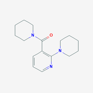 molecular formula C16H23N3O B258855 2-(1-Piperidinyl)-3-(1-piperidinylcarbonyl)pyridine 