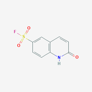 molecular formula C9H6FNO3S B2588577 2-Oxo-1H-quinoline-6-sulfonyl fluoride CAS No. 2138192-10-4