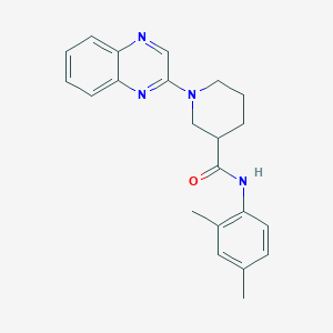 molecular formula C22H24N4O B2588589 N-(2,4-dimethylphenyl)-1-quinoxalin-2-ylpiperidine-3-carboxamide CAS No. 941950-31-8