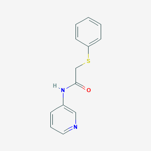 molecular formula C13H12N2OS B258860 2-(phenylsulfanyl)-N-(pyridin-3-yl)acetamide 