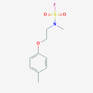 B2588686 N-Methyl-N-[2-(4-methylphenoxy)ethyl]sulfamoyl fluoride CAS No. 2411306-01-7