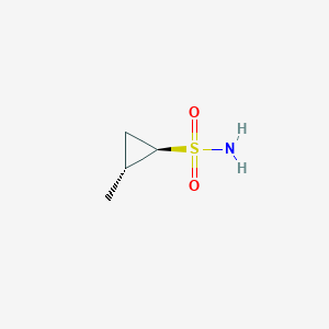 molecular formula C4H9NO2S B2588692 Rel-(1R,2R)-2-甲基环丙烷-1-磺酰胺 CAS No. 2022671-67-4