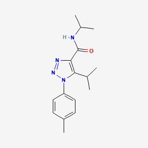 1-(4-methylphenyl)-N,5-di(propan-2-yl)-1H-1,2,3-triazole-4-carboxamide