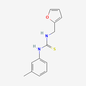 molecular formula C13H14N2OS B2588744 1-(Furan-2-ylmethyl)-3-(3-methylphenyl)thiourea CAS No. 215779-61-6