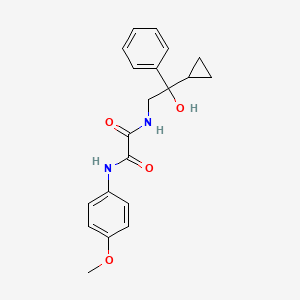 N1-(2-cyclopropyl-2-hydroxy-2-phenylethyl)-N2-(4-methoxyphenyl)oxalamide