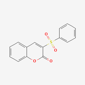 molecular formula C15H10O4S B2588788 3-(phenylsulfonyl)-2H-chromen-2-one CAS No. 78440-45-6