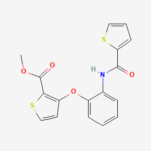 Methyl 3-{2-[(2-thienylcarbonyl)amino]phenoxy}-2-thiophenecarboxylate