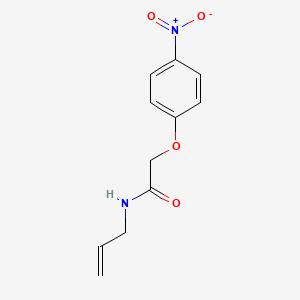 molecular formula C11H12N2O4 B2588852 2-(4-nitrophenoxy)-N-(prop-2-en-1-yl)acetamide CAS No. 330677-19-5