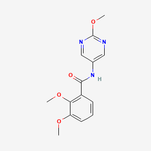 molecular formula C14H15N3O4 B2588861 2,3-dimethoxy-N-(2-methoxypyrimidin-5-yl)benzamide CAS No. 1421444-29-2