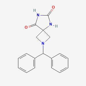 molecular formula C18H17N3O2 B2588865 2-Benzhydryl-2,5,7-triazaspiro[3.4]octane-6,8-dione CAS No. 36883-36-0