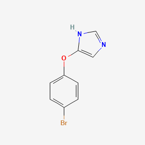 molecular formula C9H7BrN2O B2588868 5-(4-bromophenoxy)-1H-imidazole CAS No. 198205-88-8