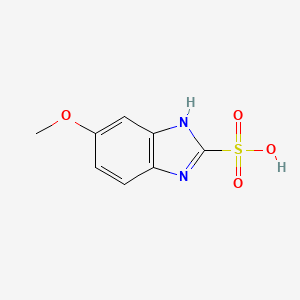 B2588934 5-methoxy-1H-benzimidazole-2-sulfonic acid CAS No. 106135-28-8
