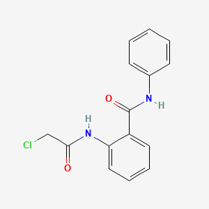 molecular formula C15H13ClN2O2 B2588935 2-[(氯乙酰)氨基]-N-苯甲酰苯胺 CAS No. 18871-29-9