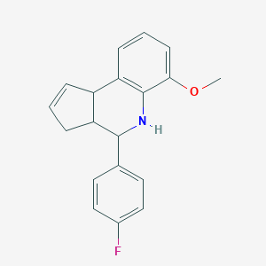 4-(4-Fluoro-phenyl)-6-methoxy-3a,4,5,9b-tetrahydro-3H-cyclopenta[c]quinoline
