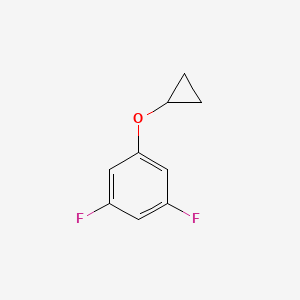 molecular formula C9H8F2O B2588970 1-环丙氧基-3,5-二氟苯 CAS No. 1138331-79-9