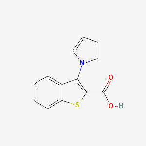 3-(1H-Pyrrol-1-yl)-1-benzothiophene-2-carboxylic acid