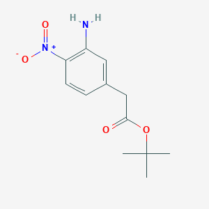 B2589012 Tert-butyl 2-(3-amino-4-nitrophenyl)acetate CAS No. 2248329-09-9