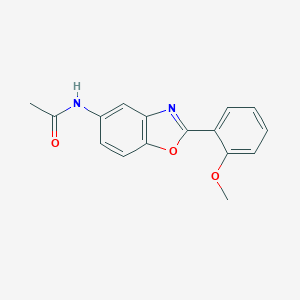 N-[2-(2-methoxyphenyl)-1,3-benzoxazol-5-yl]acetamide