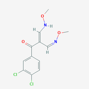 (E)-1-(3,4-dichlorophenyl)-3-(methoxyamino)-2-[(Z)-methoxyiminomethyl]prop-2-en-1-one
