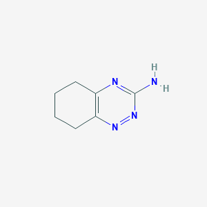 molecular formula C7H10N4 B2589134 5,6,7,8-Tetrahydro-1,2,4-benzotriazin-3-amine CAS No. 94103-64-7