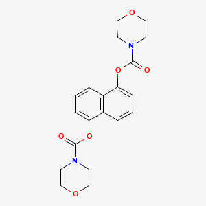 5-(Morpholine-4-carbonyloxy)naphthalen-1-yl morpholine-4-carboxylate