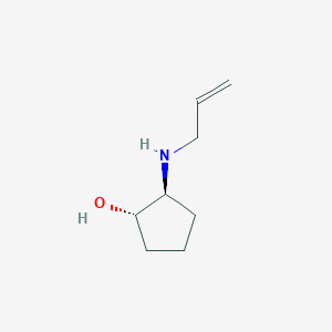 molecular formula C8H15NO B2589171 (1S,2S)-2-(Allylamino)cyclopentan-1-ol CAS No. 1931933-35-5; 412035-20-2