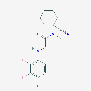 N-(1-cyanocyclohexyl)-N-methyl-2-[(2,3,4-trifluorophenyl)amino]acetamide