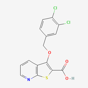 3-[(3,4-Dichlorobenzyl)oxy]thieno[2,3-b]pyridine-2-carboxylic acid
