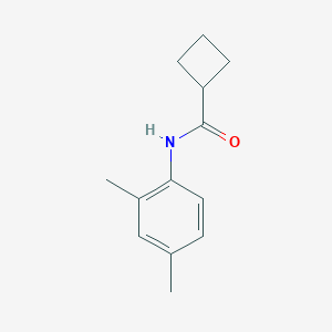 molecular formula C13H17NO B258919 N-(2,4-dimethylphenyl)cyclobutanecarboxamide 