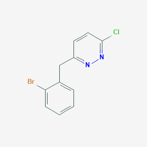 3-[(2-Bromophenyl)methyl]-6-chloropyridazine
