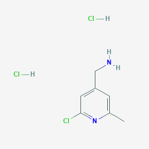 (2-Chloro-6-methylpyridin-4-yl)methanamine dihydrochloride