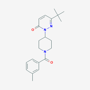 6-Tert-butyl-2-[1-(3-methylbenzoyl)piperidin-4-yl]pyridazin-3-one