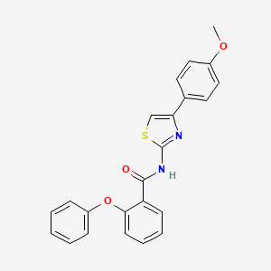 N-[4-(4-methoxyphenyl)-1,3-thiazol-2-yl]-2-phenoxybenzamide