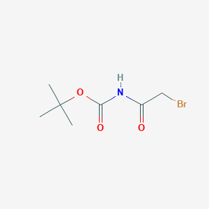 molecular formula C7H12BrNO3 B2589314 tert-butyl N-(2-bromoacetyl)carbamate CAS No. 96394-42-2