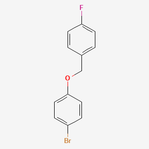 molecular formula C13H10BrFO B2589328 4-Bromophenyl-(4-fluorobenzyl)ether CAS No. 900911-39-9